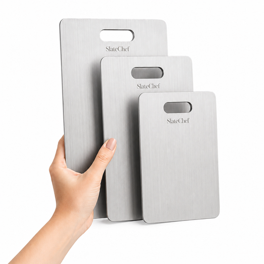 SlateChef ®Crafted with Stainsteel Heat resistance300°C+