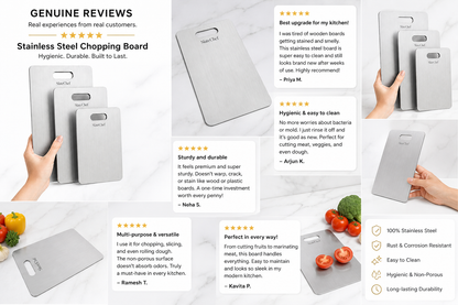 SlateChef ®Crafted with Stainsteel Heat resistance300°C+