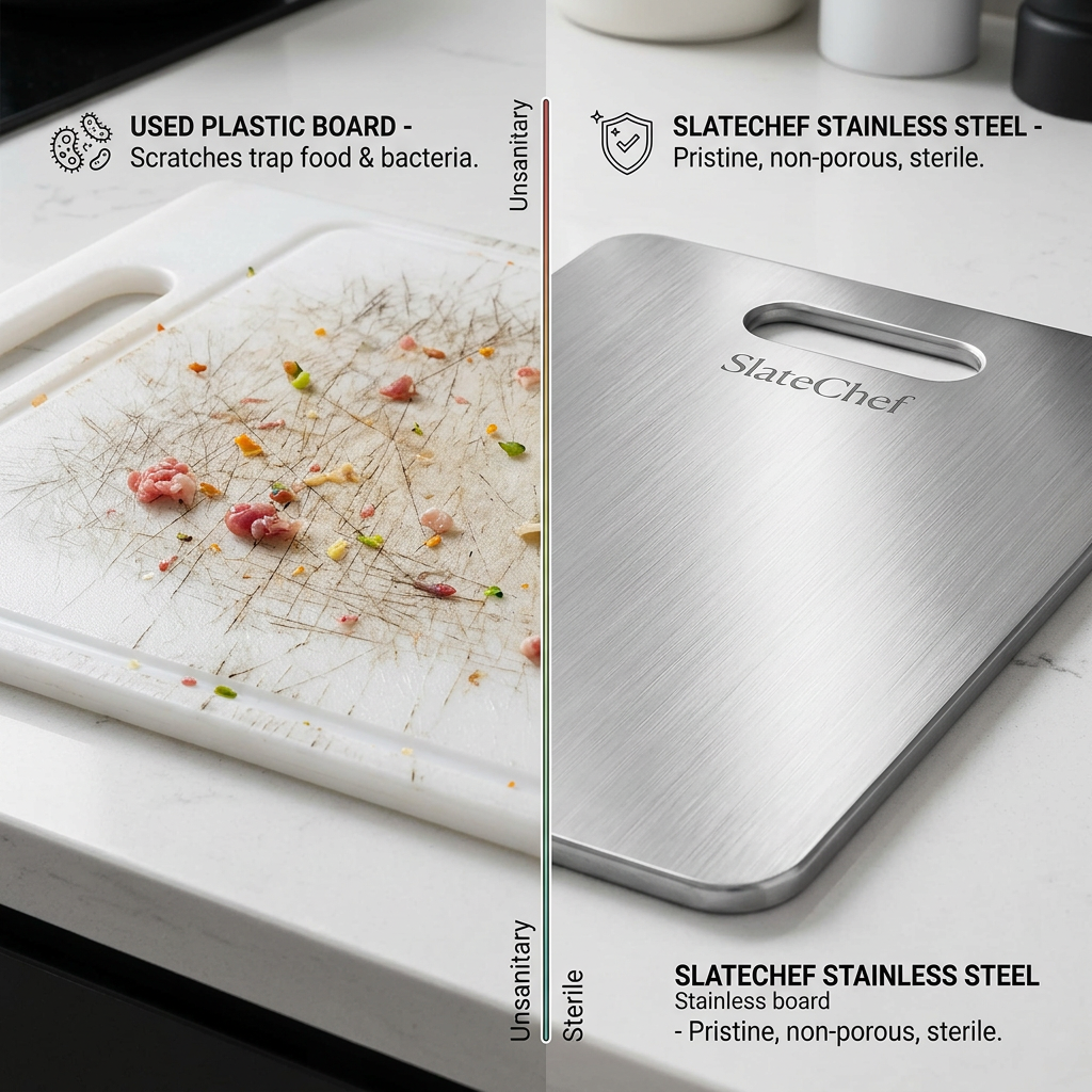 SlateChef ®Crafted with Stainsteel Heat resistance300°C+