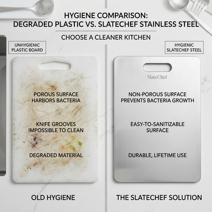 SlateChef ®Crafted with Stainsteel Heat resistance300°C+
