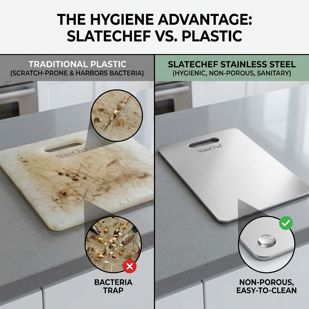 SlateChef ®Crafted with Stainsteel Heat resistance300°C+