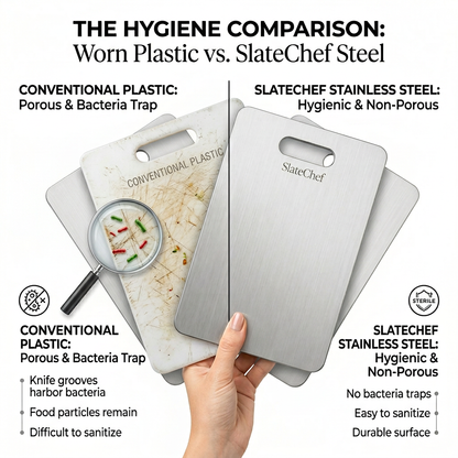 SlateChef ®Crafted with Stainsteel Heat resistance300°C+