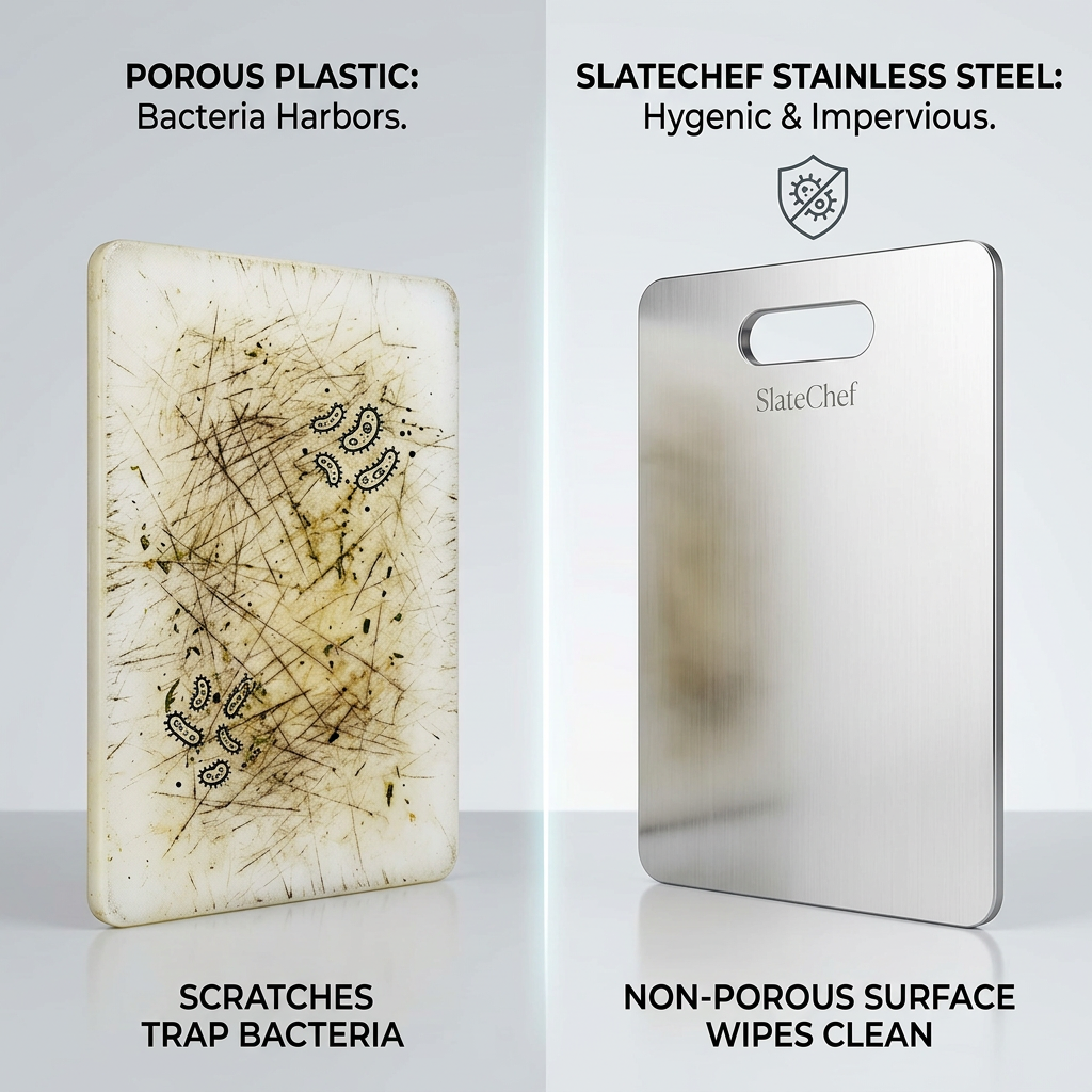 SlateChef ®Crafted with Stainsteel Heat resistance300°C+