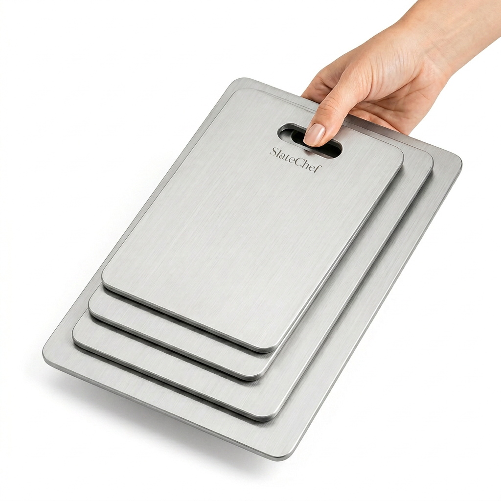 SlateChef ®Crafted with Stainsteel Heat resistance300°C+